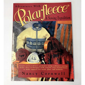Adventures With Polarfleece Nancy Cornwell Krause Red Large Trade PB Sewing Book